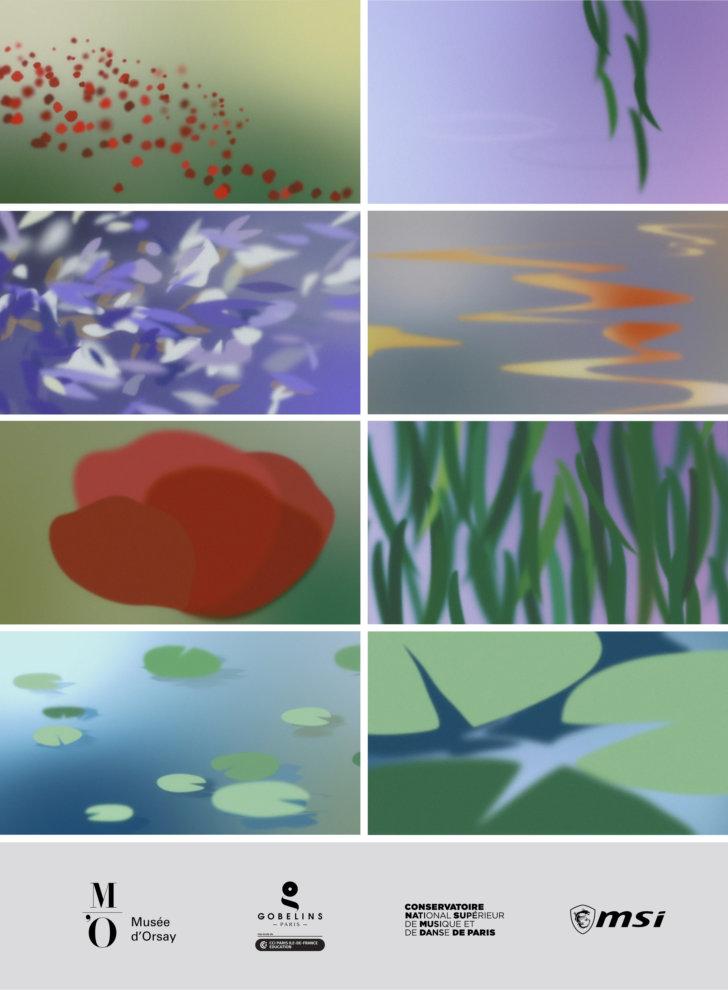 Planche de photogrammes de L'aventure impressionniste
